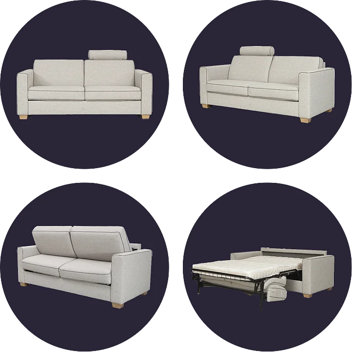 Stretta – Sofa mit Bettfunktion 