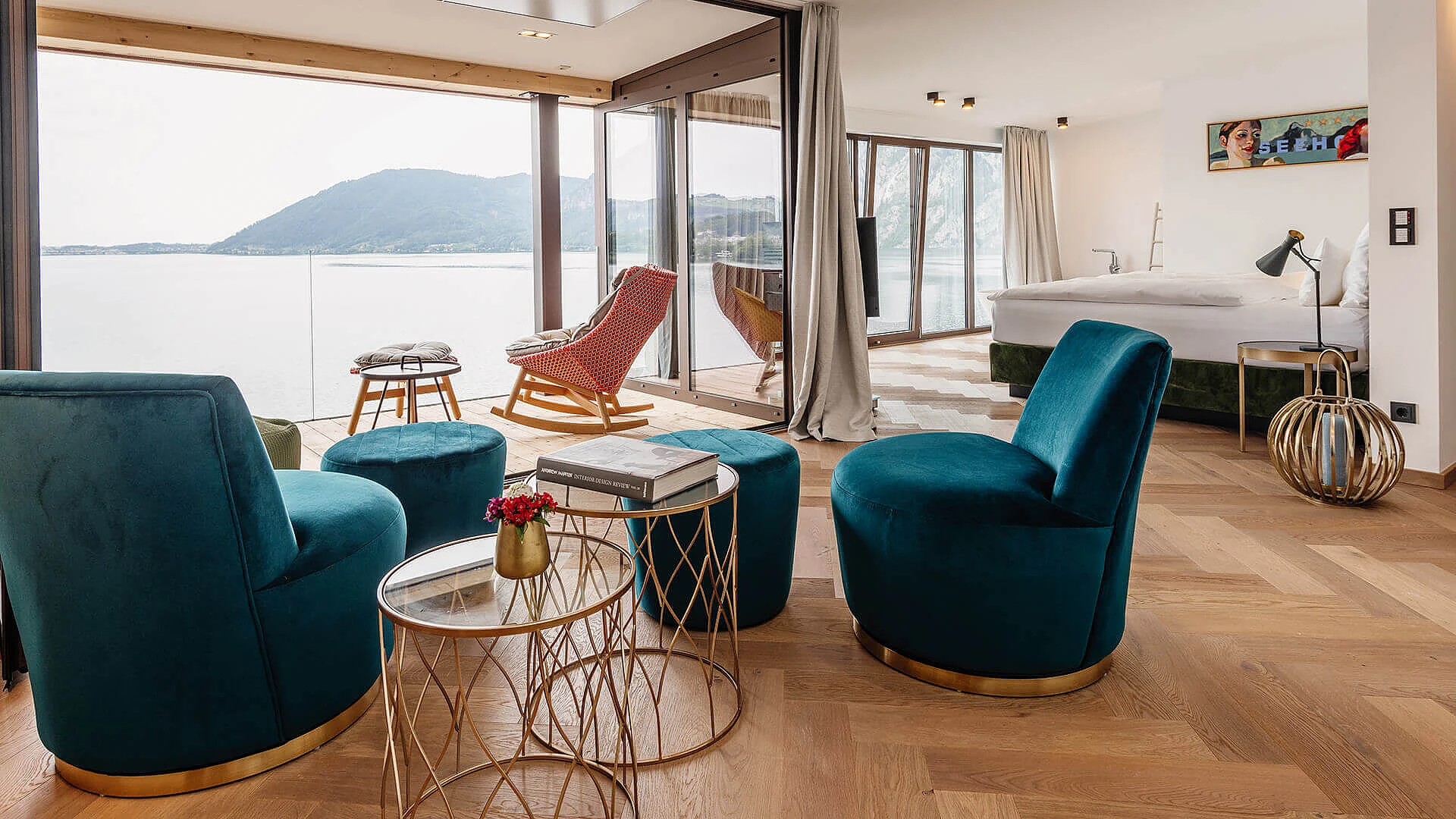 Panorama Suite des Seehotel Das Traunsee, Foto: Christof Wagner