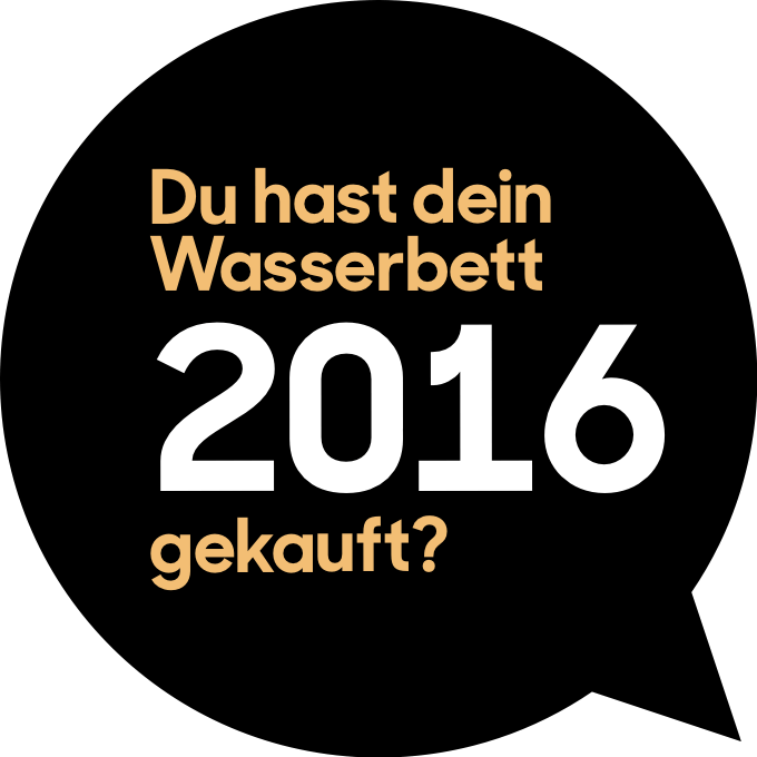 Wasserbetten Upgrade Aktion